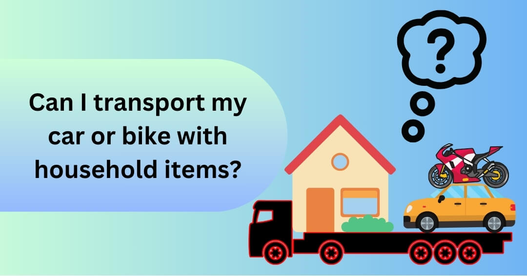 transport of household, bike and car